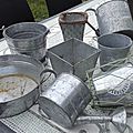Pots en zinc