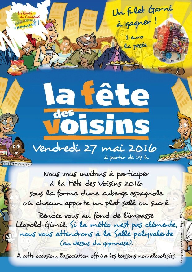 Fete Des Voisins 2016 Association Les Hauts Du Combaud S Amusent