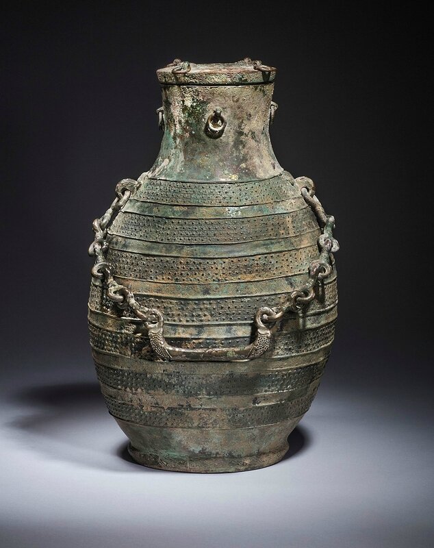 Ritual wine vessel hu, China, early Warring States period, 5th century BC