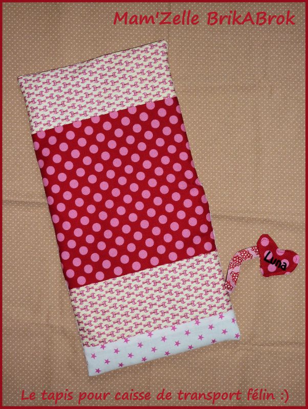Tapis personnalisé pour chat - 19 € sur commande