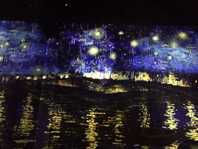 Van gogh la nuit etoilee atelier clearance des lumieres