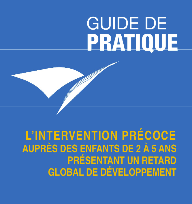 affiche guide pratique enfant présentant un retard de développement