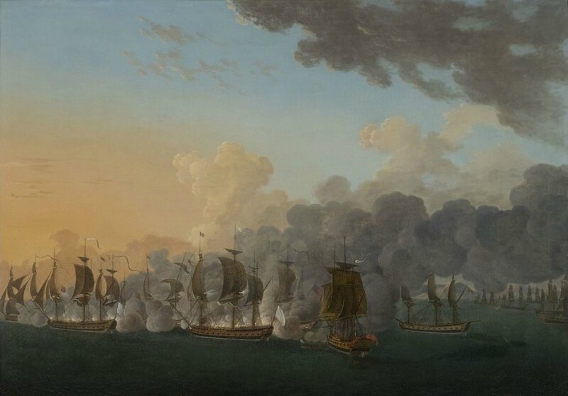 Bataille navale de Louisbourg - Jean-François de La Pérouse - Latouche-Tréville - L'Astrée - L'Hermione (1781)
