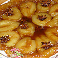 Tarte tatin aux poires a la badiane