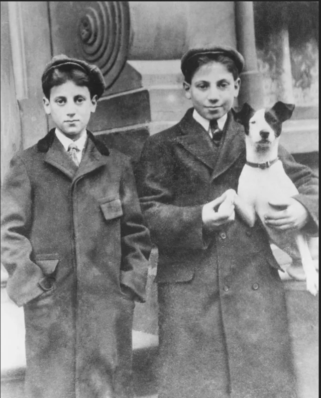 julius (groucho) et adolph (harpo) vers 1902