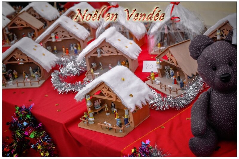Noël en Vendée artisans marché de Vouvant