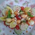 Salade d'été, salade de tomate méli-melo ( du chef custos)