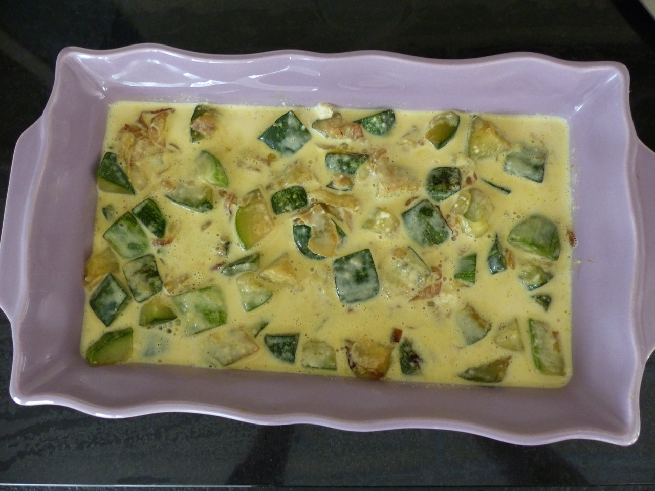 Flan de courgette au curry et au parmesan Philandcocuisine