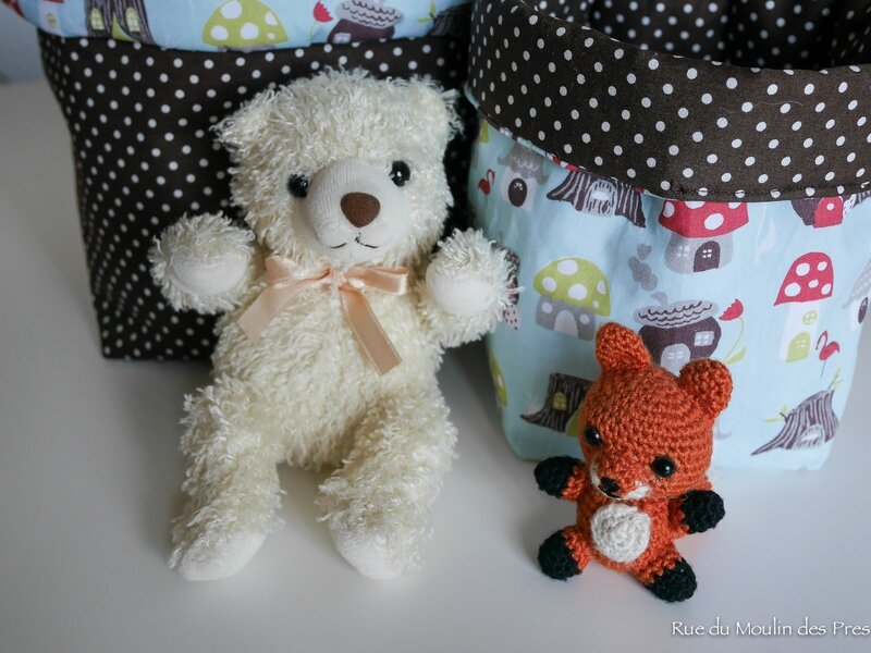 COUTURE Corbeille Petit Renard 04