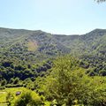 Le col de Boesou depuis les bordes.