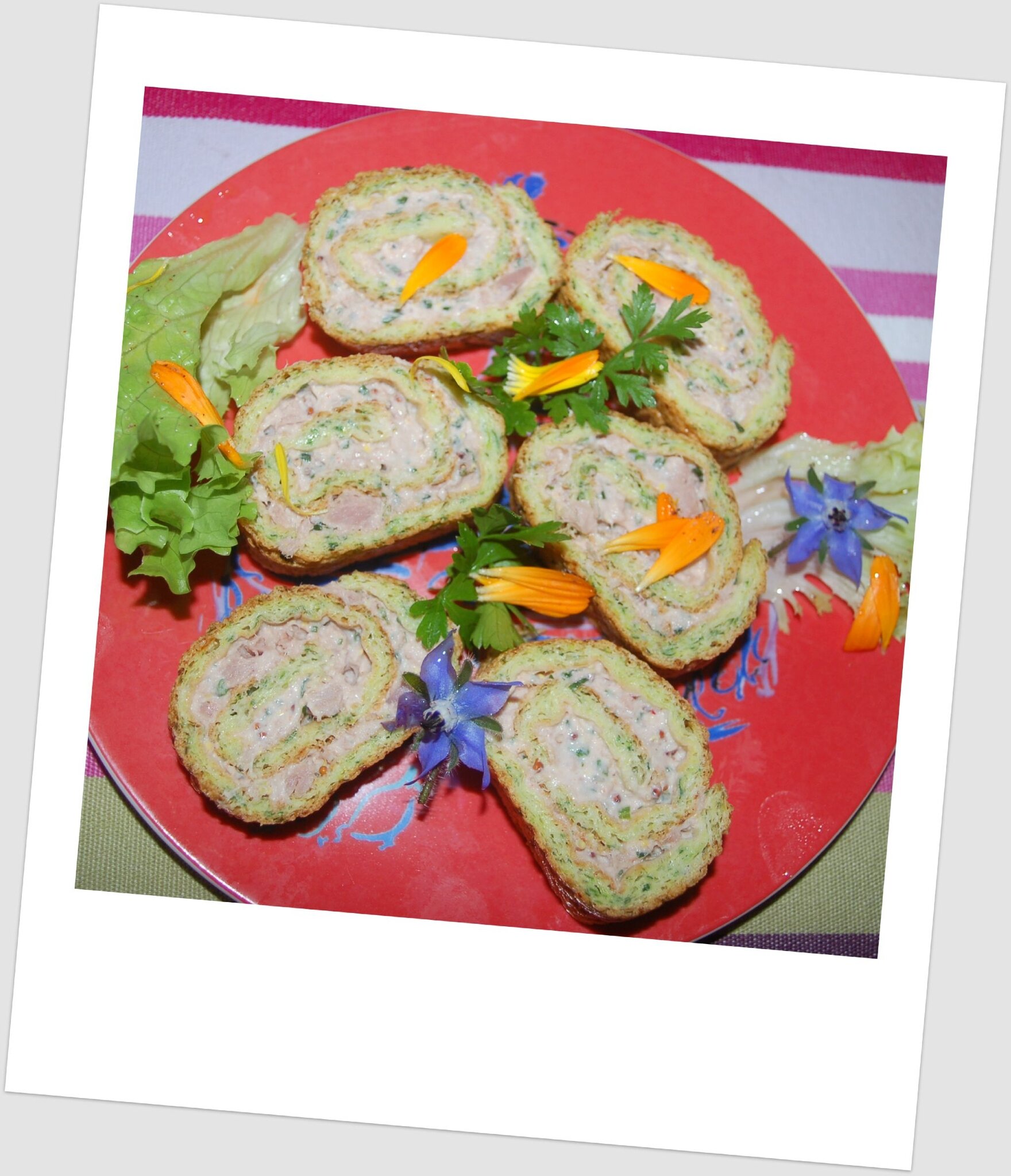 Roulé au thon et courgettes - Mes tentations gourmandes