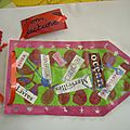 Echange de marque-pages : s., 2 ans, m., 2 ans, m., 1 an, o., 4 ans, et corinne