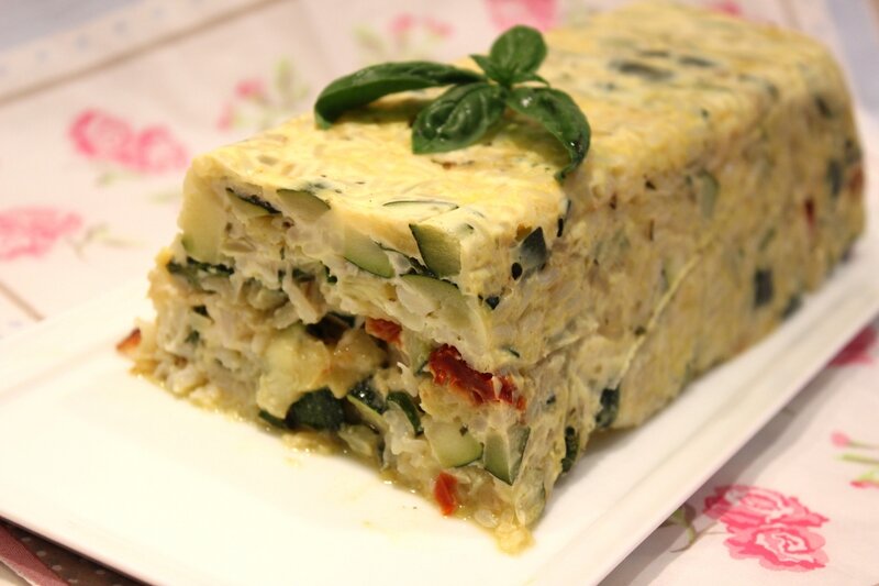 Cake De Riz Aux Courgettes Et Aux Tomates Sechees Pour Ceux Qui