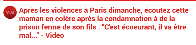 meme son avocat reconnait que d'apres son cv ça lui a porté préjudice