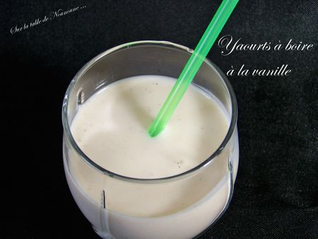 Yaourts à boire à la vanille 2