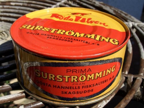 Boîte de poisson Original Surströmming FILET puant Surstroemming