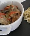 rôti de veau aux poivrons