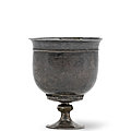 A silver stem cup, tang dynasty (618-907)