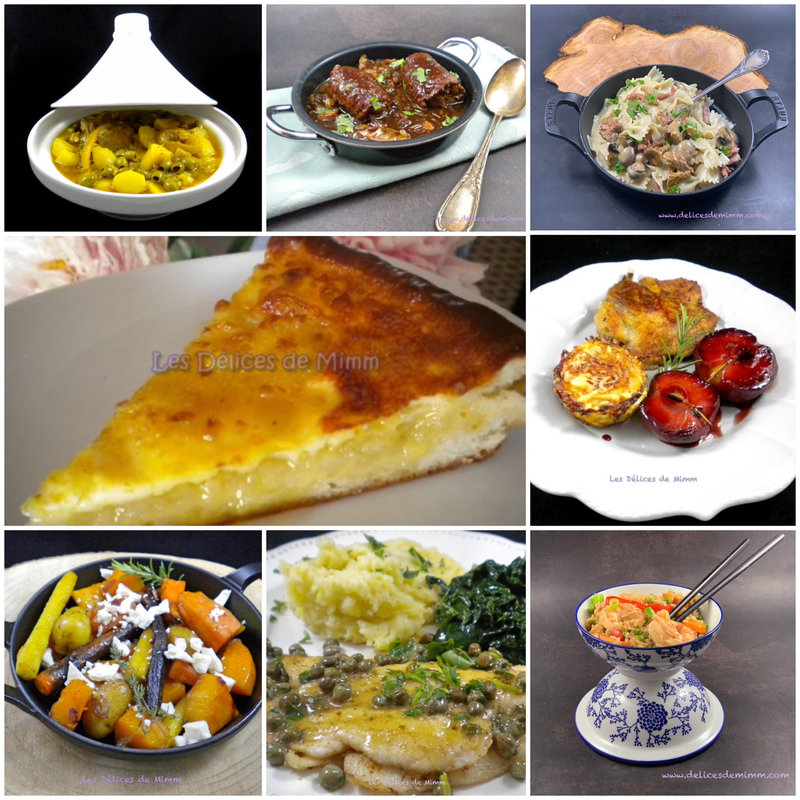 Mon menu de la semaine 10 10 2022