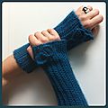Mitaines crochetées en 
