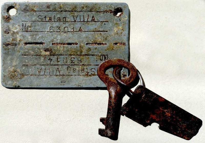 Plaque d'identité Stallag VII A Léon Leroux