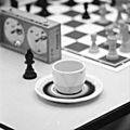 Joueurs et joueuses d'échecs au tournoi open de guichen (ille-et-vilaine) en juillet 1994 (2)