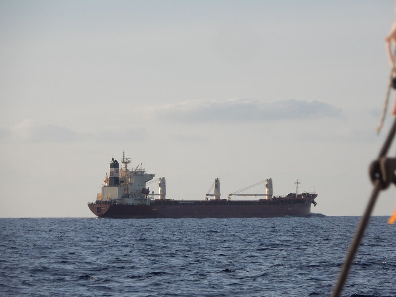 Le Bulk carrier Federal Matsura au large de Kythera, 051116