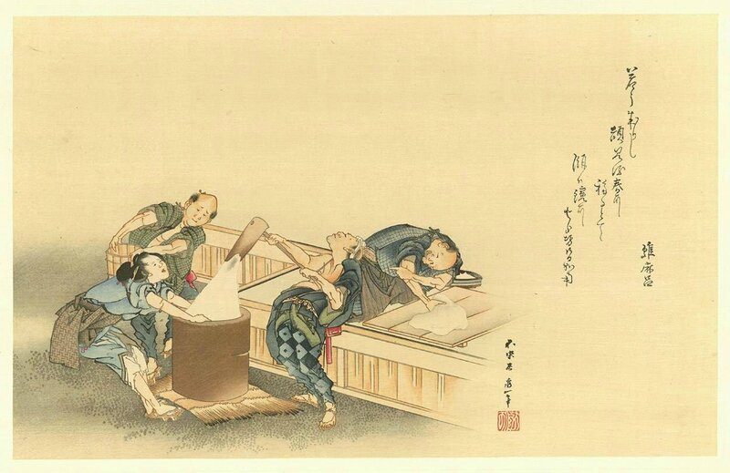 Hokusai Scène de vie 02