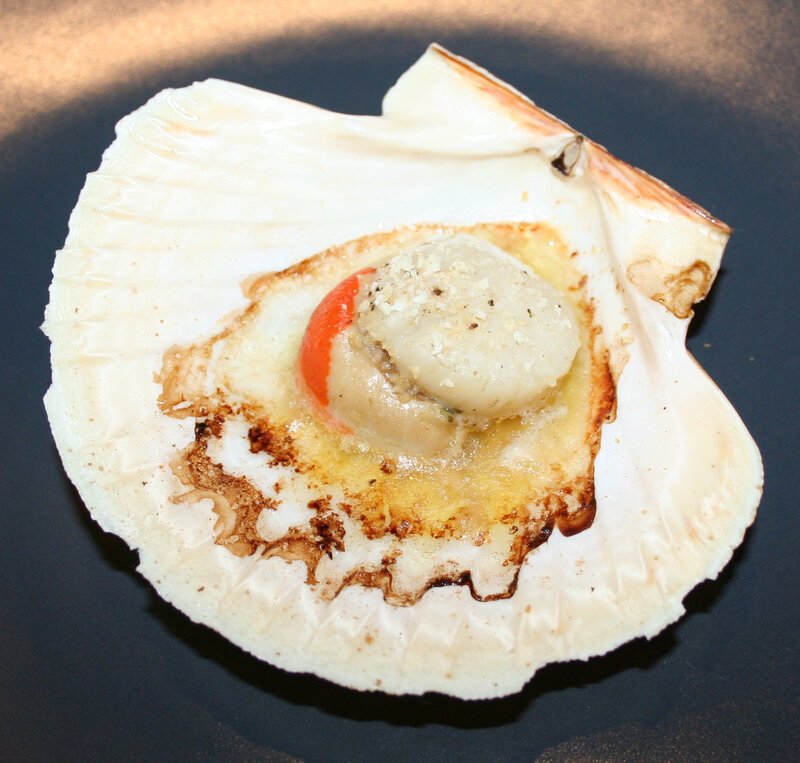 Coquilles Saint Jacques au four amafacon