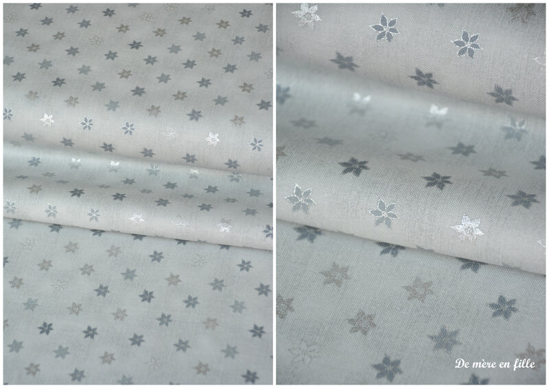 gris roses de noël