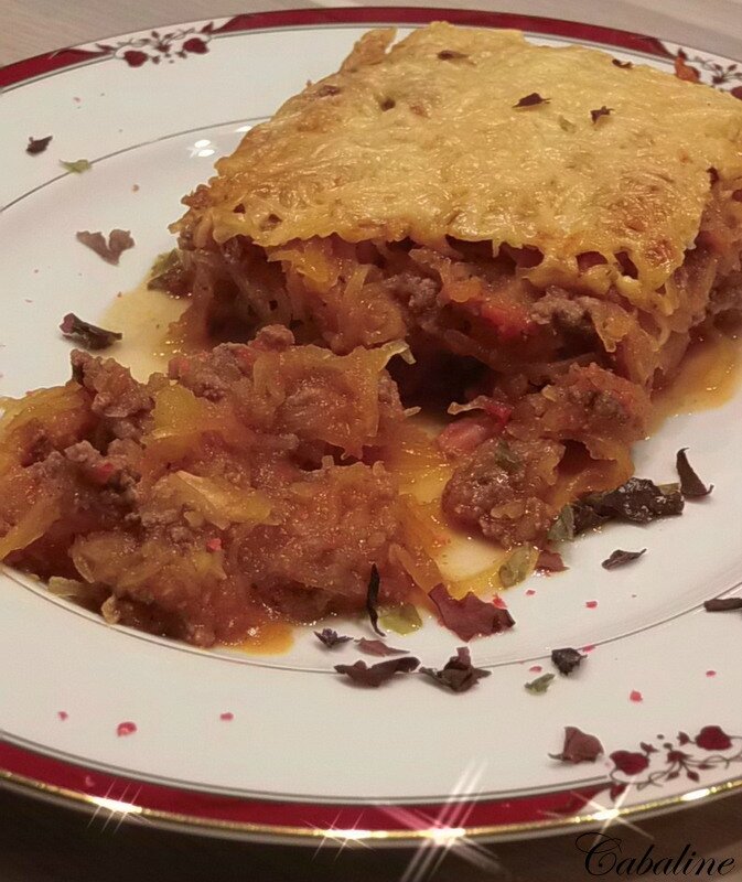 Gratin De Courgette Spaghetti Sauce Bolognaise Au Tandoori