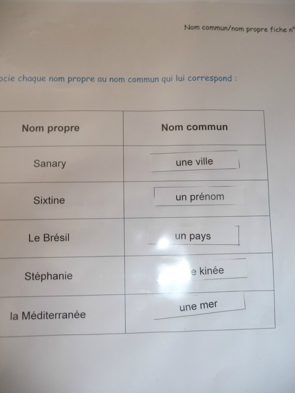 Nom Propre Et Nom Commun Exercices Pdf Nom propre et nom commun. - Autisme-Dyspraxie Apprentissages et vie