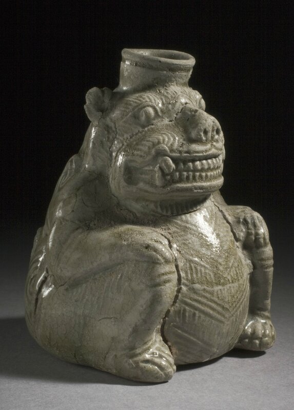 Vessel in the Form of a Bear, China, Western Jin dynasty, 265-316