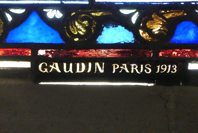 Chapelle St François - signature Gaudin- Montpeller