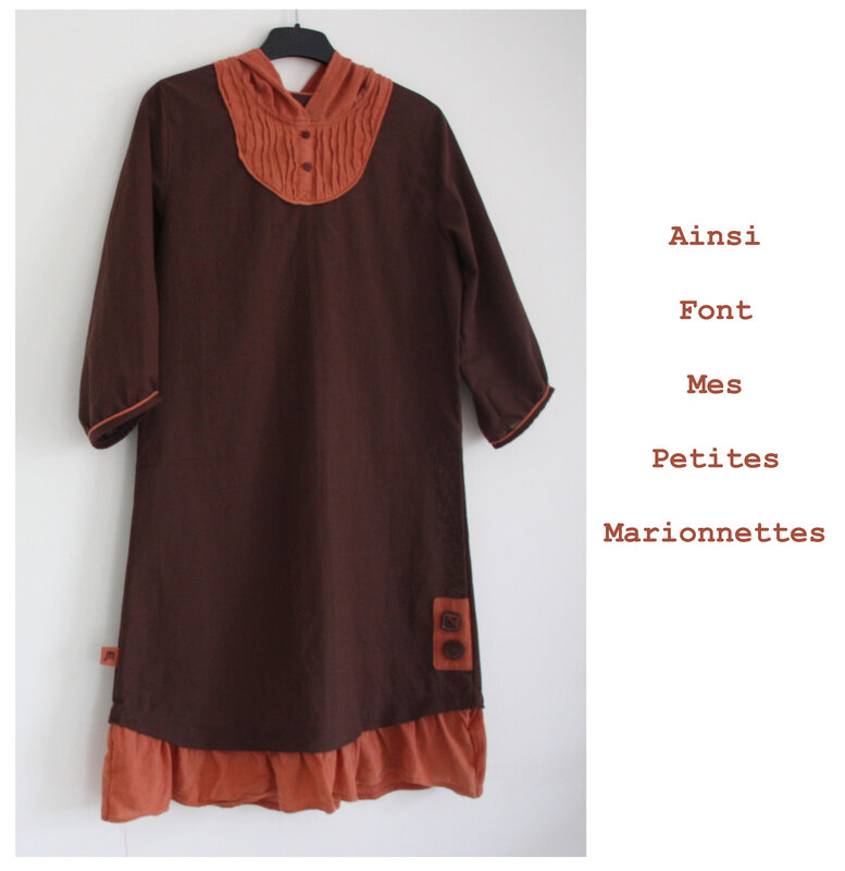 tunique robe marron (1)