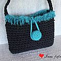 Lundi récup' : un sac crocheté en t-shirt