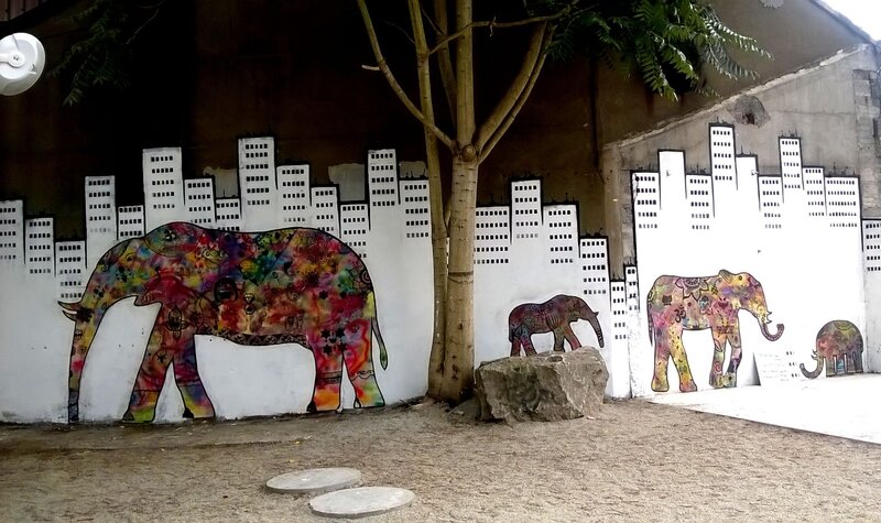 Famille-éléphants-street-art-nantes