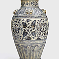 A rare massive blue and white storage jar, lê dynasty, 15th-16th century