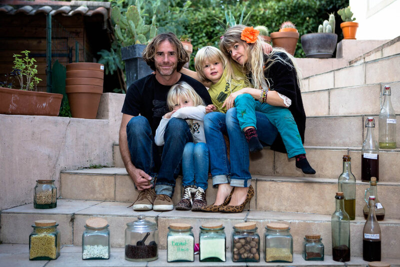 Jérémie, Bénédicte et leurs deux enfants