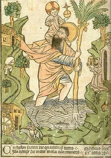 Saint christophe aux pouvoirs magiques (arte) - religionpmv